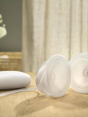 PHILIPS AVENT dubbele handsfree borstkolf wit
