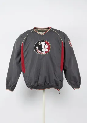 Colosseum Windbreaker Jacket in Gray size M