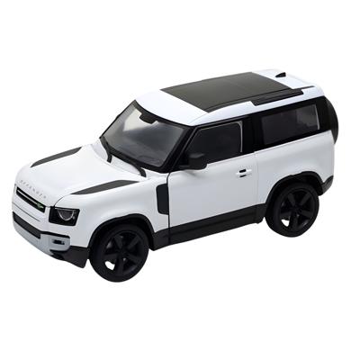 Welly Modelauto / speelgoedauto - Land Rover Defender 2020 - wit - 12 x 7 cm - schaalmodel