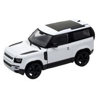 Welly Modelauto / speelgoedauto - Land Rover Defender 2020 - wit - 12 x 7 cm - schaalmodel
