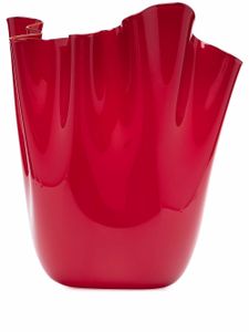 Venini vase Fazzoletto en verre - Rouge