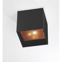 Artdelight Zwarte ledspotBrock met goud - PL BROCK ZW-GO