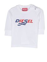 Diesel Kids sweat à logo imprimé - Blanc