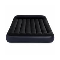 Intex Pillow Rest - Luchtbed - Twijfelaar - Met Handpomp en Repairset - 191x137x25 cm - PVC - Donkerblauw - thumbnail