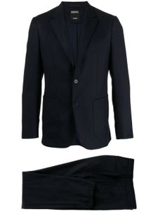 Zegna costume en laine - Bleu