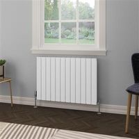 Eastbrook Hadleigh radiator 85x60cm aluminium 1407W wit mat - thumbnail