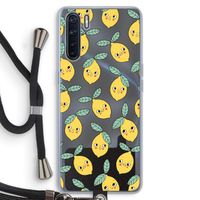 Citroenen: Oppo A91 Transparant Hoesje met koord