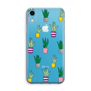 Sanseveria: iPhone XR Transparant Hoesje