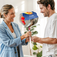 Mega Lolly personaliseren met Chupa Chups 20 lollys - Aardbei