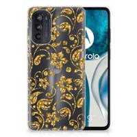 Motorola Moto G52/G82 | TPU Case | Gouden Bloemen