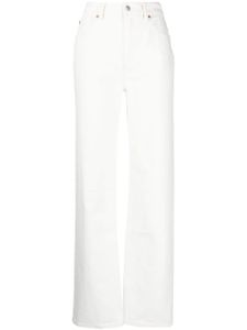 Alexander Wang jean droit à taille mi-haute - Blanc