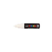 Paintmarker Uni POSCA PC7M breed wit | 6 stuks