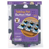 Hunger for words talking pet button mat - thumbnail