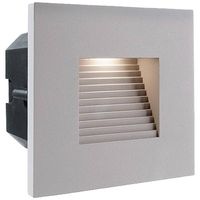 Deko Light Abdeckung silber grau eckig für Light Base II COB Outdoor 930417 Afdekking Zilver