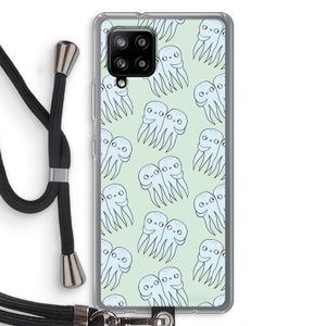 Octopussen: Samsung Galaxy A42 5G Transparant Hoesje met koord