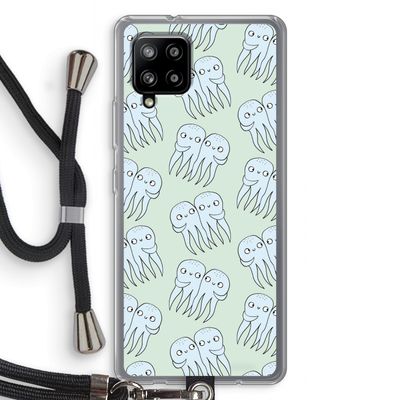Octopussen: Samsung Galaxy A42 5G Transparant Hoesje met koord