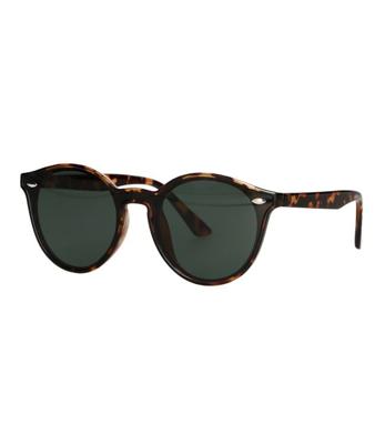 Spectrum zonnebril rond tortoise bruin dames