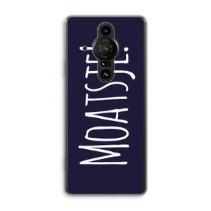 Moatsje!: Sony Xperia Pro-I Transparant Hoesje