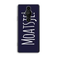 Moatsje!: Sony Xperia Pro-I Transparant Hoesje