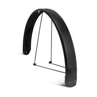 Eurofender achterspatbord tempo square 26" 65mm mat zwart