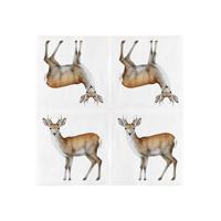 Esschert Design servetten ree 33x33cm