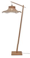 Vloerlamp Ibiza - Bamboe/Zwart - 82x65x176cm