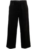 Danton pantalon en velours côtelé à coupe ample - Noir