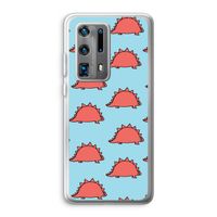 Dinosawrr: Huawei P40 Pro Plus Transparant Hoesje Dinosawrr: Huawei P40 Pro Plus Transparant Hoesje