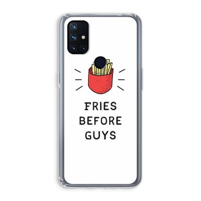 Fries before guys: OnePlus Nord N10 5G Transparant Hoesje