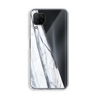 Gestreepte marmer: Huawei P40 Lite Transparant Hoesje
