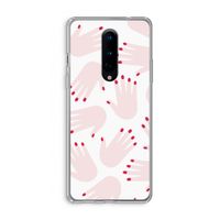Hands pink: OnePlus 8 Transparant Hoesje