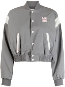 Musium Div. veste teddy à design bicolore - Gris