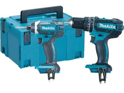 Makita DLX2131ZJ 18V combiset (Bodies) DHP482 accu klopboormachine + DTD152 slagschroevendraaier | zonder accu&apos;s en lader