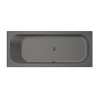 Xenz Aruba Ligbad - 190x80x48 - afvoer Midden - acryl - antraciet 6894-05
