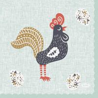 Duni servetten easter morning 24x24cm