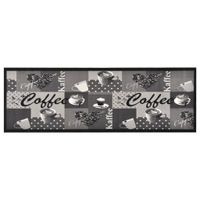 VidaXL Keukenmat wasbaar coffee 60x180 cm blauw