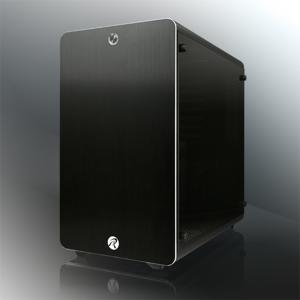 Raijintek THETIS Midi-tower PC-behuizing Zwart 1 voorgeïnstalleerde LED-ventilator, Zijvenster, Stoffilter