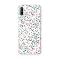 Sierlijke bloemen: Samsung Galaxy A70 Transparant Hoesje