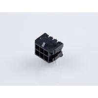 Molex 430450622 Male header, inbouw (standaard) Totaal aantal polen: 6 Rastermaat: 3 mm Inhoud: 1 stuk(s) Tray