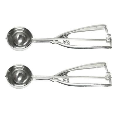 Ijsscheppen - 2x - ijsboltangen - ijstangen - RVS
