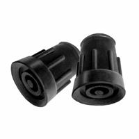 Kruk- en stokdoppen 19 mm zwart - per 2 stuks Kruk- en stokdoppen 19 mm zwart - per 2 stuks