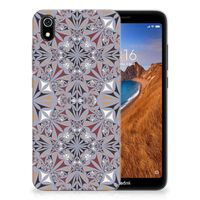 Xiaomi Redmi 7A TPU Siliconen Hoesje Flower Tiles - thumbnail