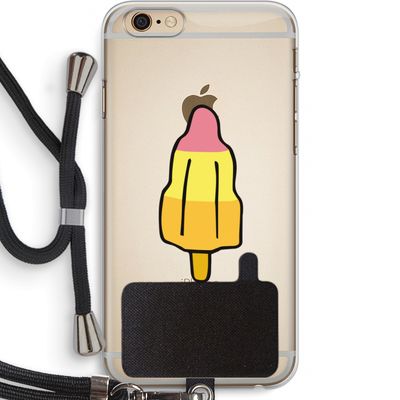 Raketijsje: iPhone 6 PLUS / 6S PLUS Transparant Hoesje met koord