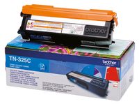 Brother toner, 3.500 pagina&apos;s, OEM TN-325C, cyaan