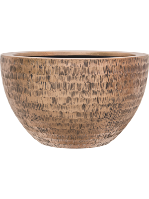 Baq Opus Hammered Bowl Goud 55x33cm