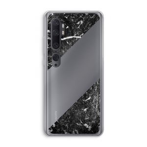 Zwart marmer: Xiaomi Mi Note 10 Pro Transparant Hoesje
