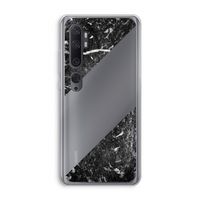 Zwart marmer: Xiaomi Mi Note 10 Pro Transparant Hoesje