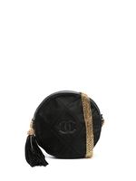 CHANEL Pre-Owned sac porté épaule à matelassage losanges (1986-1988) - Noir - thumbnail