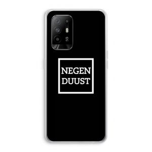Negenduust black: Oppo A95 5G Transparant Hoesje