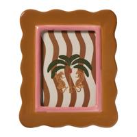 Fotolijst Marbella - bruin/roze - 10x15 cm